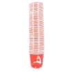 BICCHIERI DI CARTA DI NATALE ROSSO CON RENNA 50PZ 200CC 