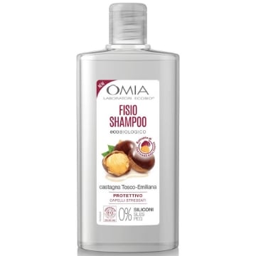 OMIA FISIO SHAMPOO ECOBIOLOGICO CASTAGNA TOSCO EMILIANA PROTETTIVO CAPELLI STESSATI 200ML 