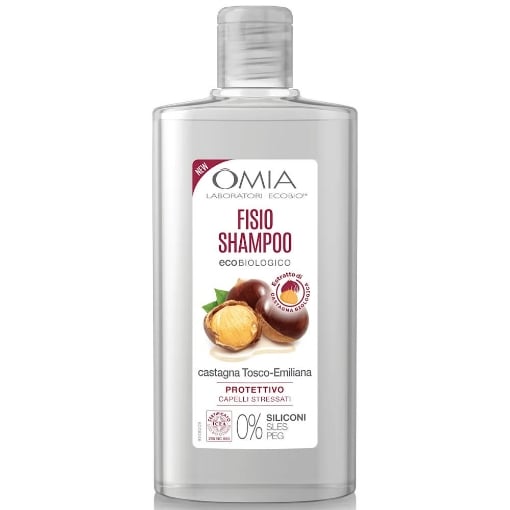 OMIA FISIO SHAMPOO ECOBIOLOGICO CASTAGNA TOSCO EMILIANA PROTETTIVO CAPELLI STESSATI 200ML 