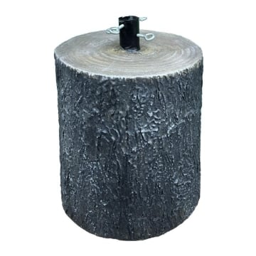 SUPPORTO BASE PER ALBERO DI NATALE DA 150 A 240H CM TRONCO  Ø35 X 35+6CM - NERA ARTICOLO USATO 