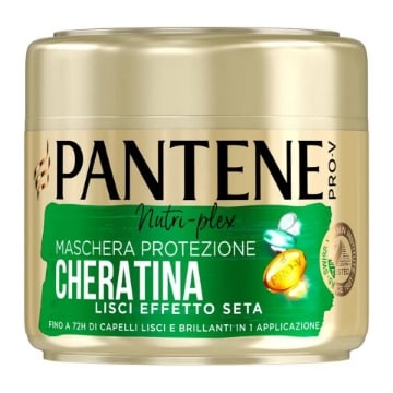PANTENE MASCHERA PROTEZIONE CHERATINA CAPELLI LISCI EFFETTO SETA 300ML 