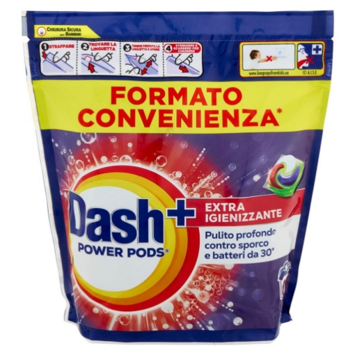 DASH POWER PODS LIQUIDO LAVATRICE EXTRA IGIENIZZANTE 35PZ 