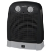 HIGHTECH TERMOVENTILATORE OSCILLANTE, TERMOSTATO AMBIENTE REGOLABILE, PROTEZIONE DA SURRISCALDAMENTO NERO 1000-2000W 