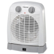 HIGHTECH TERMOVENTILATORE OSCILLANTE, TERMOSTATO AMBIENTE REGOLABILE, PROTEZIONE DA SURRISCALDAMENTO BIANCO 1000-2000W 