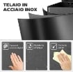 BIDONE IMMONDIZIA A 3 SEZIONI DA 20L CON CHIUSURA SILENZIOSA, IN ACCIAIO INOX E PP 61.9X36.6X56.7 CM, NERO