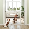CANCELLETTO PER CANI ESTENSIBILE DA 72 A 107 CM CON MONTAGGIO A PRESSIONE 