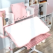 SET SCRIVANIA E SEDIA PER BAMBINI REGOLABILI BANCO SCUOLA CON PIANO INCLINABILE CASSETTO SCAFFALE ROSA