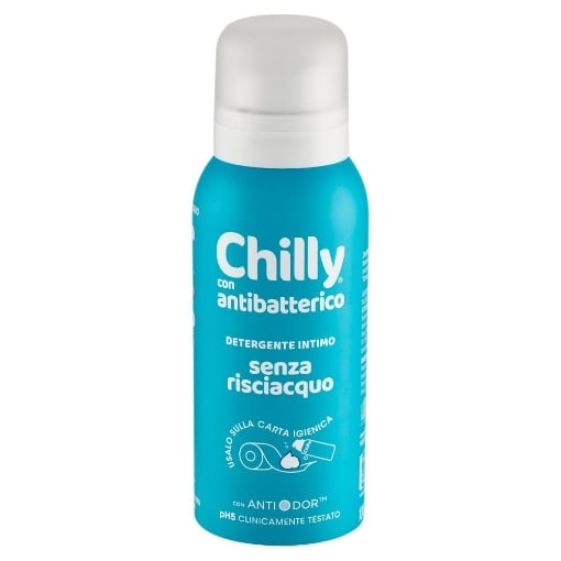 CHILLY DETERGENTE INTIMO SENZA RISCIACQUO NUOVO ANTIBATTERICO 100ML 