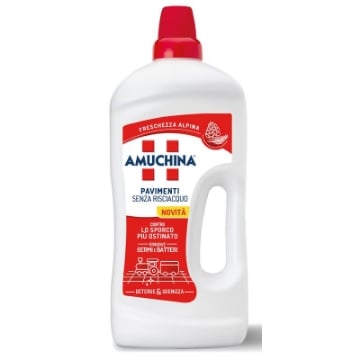 AMUCHINA LIQUIDO SENZA RISCIACQUO PER PAVIMENTI FRESCHEZZA ALPINA 1,25L