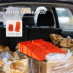 SET 2 RAMPE PER AUTO IN PLASTICA CON CARICO MASSIMO 5 TONNELLATE 91X30X21 CM ARANCIONE