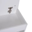 SCARPIERA A PANCA RIBALTABILE DA INGRESSO 80 X 30 X 47 CM BIANCO