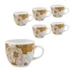 SET 6 TAZZINE CAFFE LUX 80CC 