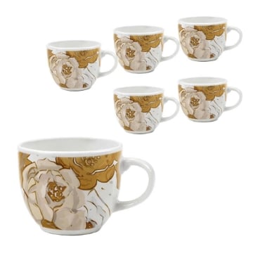 SET 6 TAZZINE CAFFE LUX 80CC 