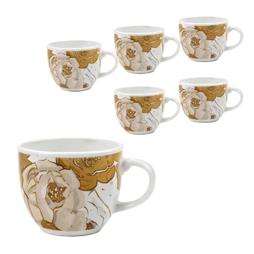 SET 6 TAZZINE CAFFE LUX 80CC 