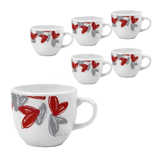 SET 6PZ TAZZE DA CAFFÈ IN LOVE 80ML