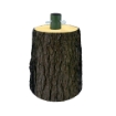 BASE PER ALBERO DI NATALE TRONCO REALISTICO DIAMETRO CM.23X28H PER ALBERI DA 120/150 CM CON KIT FISSAGGIO USATO