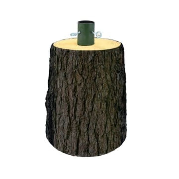 BASE PER ALBERO DI NATALE TRONCO REALISTICO DIAMETRO CM.23X28H PER ALBERI DA 120/150 CM CON KIT FISSAGGIO USATO
