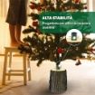 BASE PER ALBERO DI NATALE TRONCO REALISTICO DIAMETRO CM.23X28H PER ALBERI DA 120/150 CM CON KIT FISSAGGIO USATO