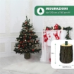 BASE PER ALBERO DI NATALE TRONCO REALISTICO DIAMETRO CM.23X28H PER ALBERI DA 120/150 CM CON KIT FISSAGGIO USATO
