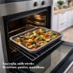 HAPPY STONE TEGLIA RETTANGOLARE BASSA PER PIZZA 40 X 33 X H4 CM