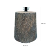 SUPPORTO BASE PER ALBERO DI NATALE  DA 150 A 240H CM TRONCO EFFETTO REALISTICO Ø35 X 35+6 CM - MARRONE CHIARO 