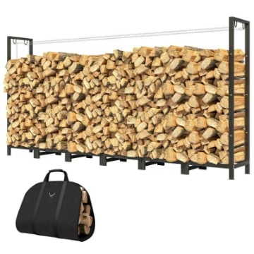 LEGNAIA DA 0.8M¦ REGOLABILE CON TELO IMPERMEABILE E CATENE IN ACCIAIO, 235X31X116 CM, NERO