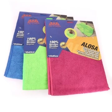 PANNO LAVAPAVIMENTI ALOSA 100% MICROFIBRA 1PZ 45X65 CM ASSORTITO
