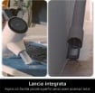LG ASPIRALPOLVERE SENZA FILI CORDZERO DA 150W LANCIA INTEGRATA, BASE AUTOPORTANTE + 2 ACCESSORI PER PULIZIA INCLUSI