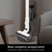 LG ASPIRALPOLVERE SENZA FILI CORDZERO DA 150W LANCIA INTEGRATA, BASE AUTOPORTANTE + 2 ACCESSORI PER PULIZIA INCLUSI