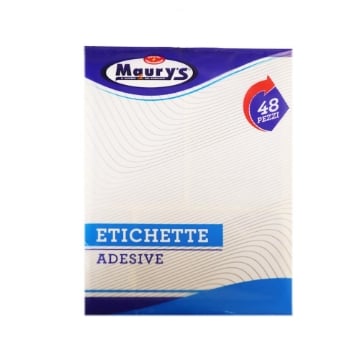 ETICHETTE ADESIVE 43 PZ VARI FORMATI IDEALE PER ETICHETTARE 