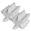 SET 12 PIATTI A VASSOIO A FORMA DI STELLA MARINA 13 X 13 X H 3 CM