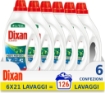 DIXAN DETERSIVO LIQUIDO SET 6 PZ CLASSICO DA 21 L'UNO LAVAGGI PULITO PROFONDO 