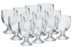 12 BICCHIERI CALICI RISTORANTE MUGHETTO PER VINO 175ML EXTRA RESISTENTI