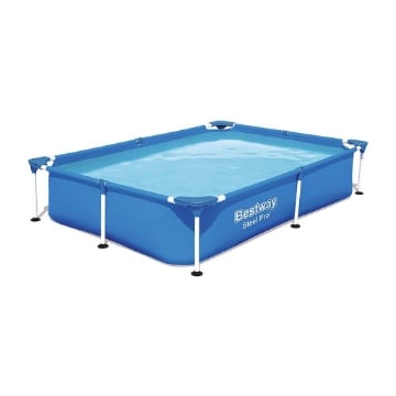 BESTWAY STEEL PRO PISCINA FUORI TERRA FRAME RETTANGOLARE 221 X 150 X 43 CM