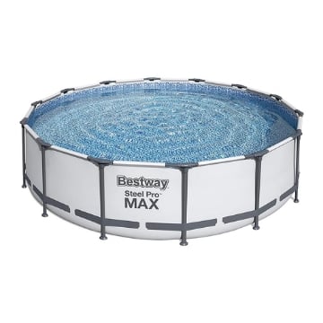 BESTWAY PISCINA FUORI TERRA AUTOPORTANTE CON STRUTTURA RIGIDA TONDA 427 X 107 CM