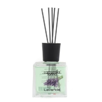 CAMOMILLA TORINO DIFFUSORE  PER AMBIENTE CON BASTONCINI ALLA LAVANDA DA 100 ML 