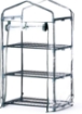 SERRA CON TELO IN PVC APRIBILE 3 RIPIANI E STRUTTURA IN METALLO 69 X 49 X H126CM