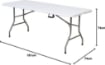MAURY'S TAVOLO PICNIC RETTANGOLARE PIEGHEVOLE CAMPING 181 X 74 X H74 CM ARTICOLO USATO