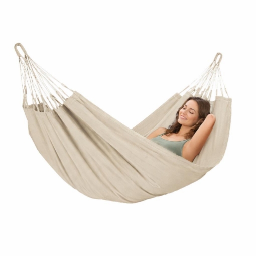 AMACA IN COTONE FLEXY PORTATA 120 KG BEIGE DIMENSIONI 200 X 100 CM OKX