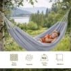 AMACA IN COTONE FLEXY PORTATA 120 KG DIMENSIONI 200 X 100 CM