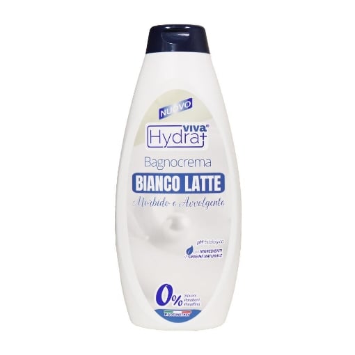 HYDRA VIVA BAGNOCREMA BIANCO LATTE CON INGREDIENTI DI ORIGINE NATURALE 750ML