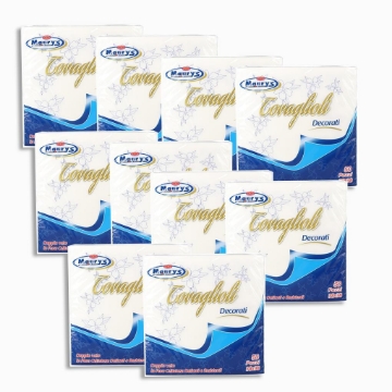 Maury's Maxi Scorta Tovaglioli – Confezione Risparmio Da 2300 Pezzi – Classici Per Ogni Occasione