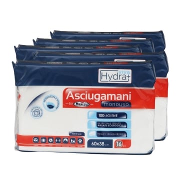 HYDRA VIVA+ SET 5 ASCIUGAMANI MONOUSO IN TESSUTO AIRLAID ECOLOGICO 80 PEZZI 