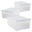 SET 3 SCATOLE BIANCO CON COPERCHIO SPRING BOX TAGLIA M 42 X 35 X H18 CM