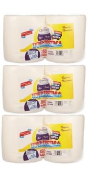 MAURY'S 3 SET DI CONFEZIONI BOBINE MULTIUSO UTILISSIMA 2 ROTOLI 150 METRI