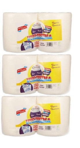 MAURY'S 3 SET DI CONFEZIONI BOBINE MULTIUSO UTILISSIMA 2 ROTOLI 150 METRI