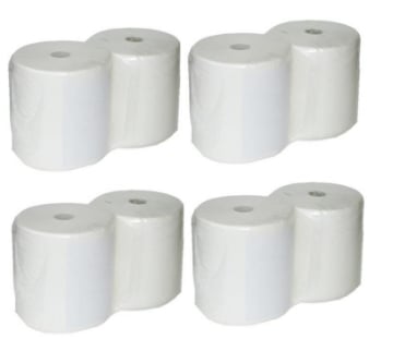 MAURY'S 4 SET DI BOBINE MULTIUSO 100% CELLULOSA CONFEZIONE DOPPIA 800 STRAPPI