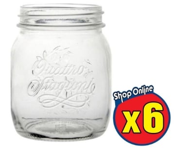 6 PZ BARATTOLO 700 CC BORMIOLI VASO PER CONSERVE TAPPO COMPATIBILE 86 MM