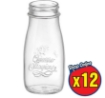 KIT 12 PZ BORMIOLI QUATTRO STAGIONI BOTTIGLIA IN VETRO DA 400 ML 