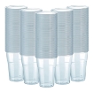 BIBO SET DA 500 BICCHIERI IN PLASTICA TRASPARENTE DA 200/250 CC 